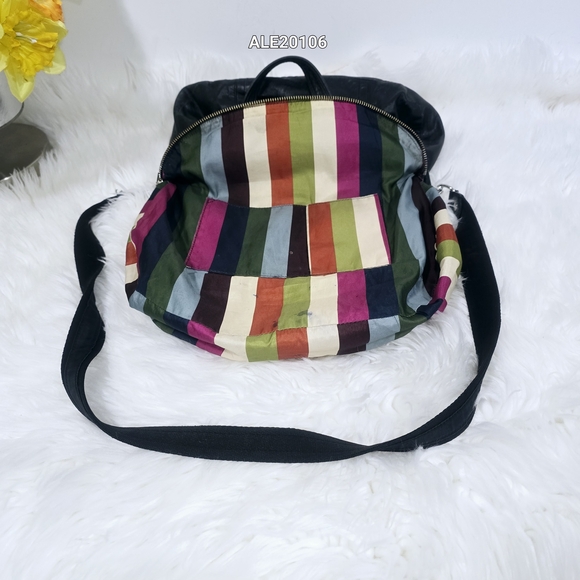 Coach Poppy Black Leather Satchel Shoulder Bag #16283 - Picture 9 of 17